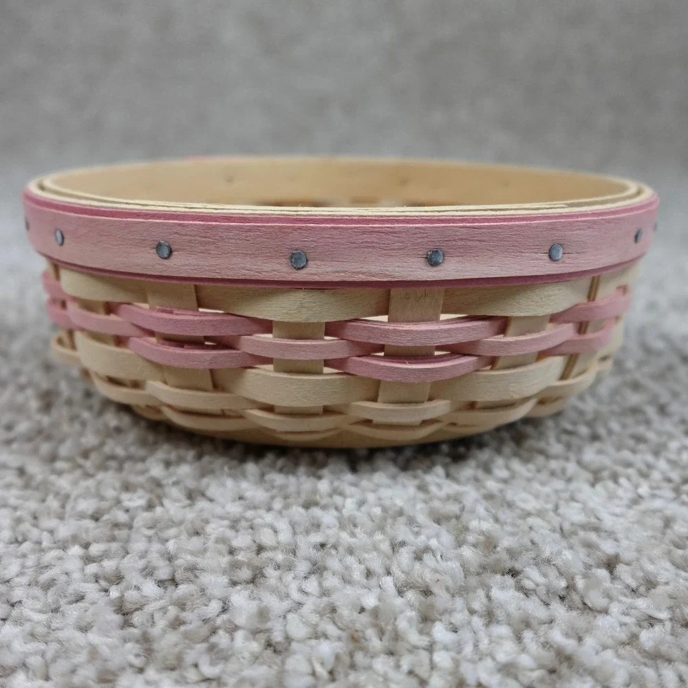 Longaberger 2003 Horizon of Hope Basket American Cancer Society Pink Whitewash